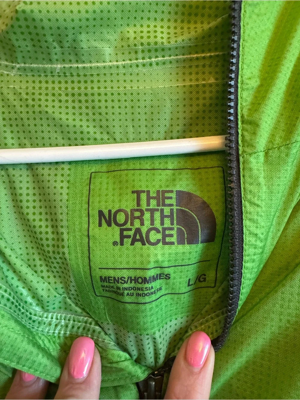 The North Face Bright Green Men's Hooded Jacket